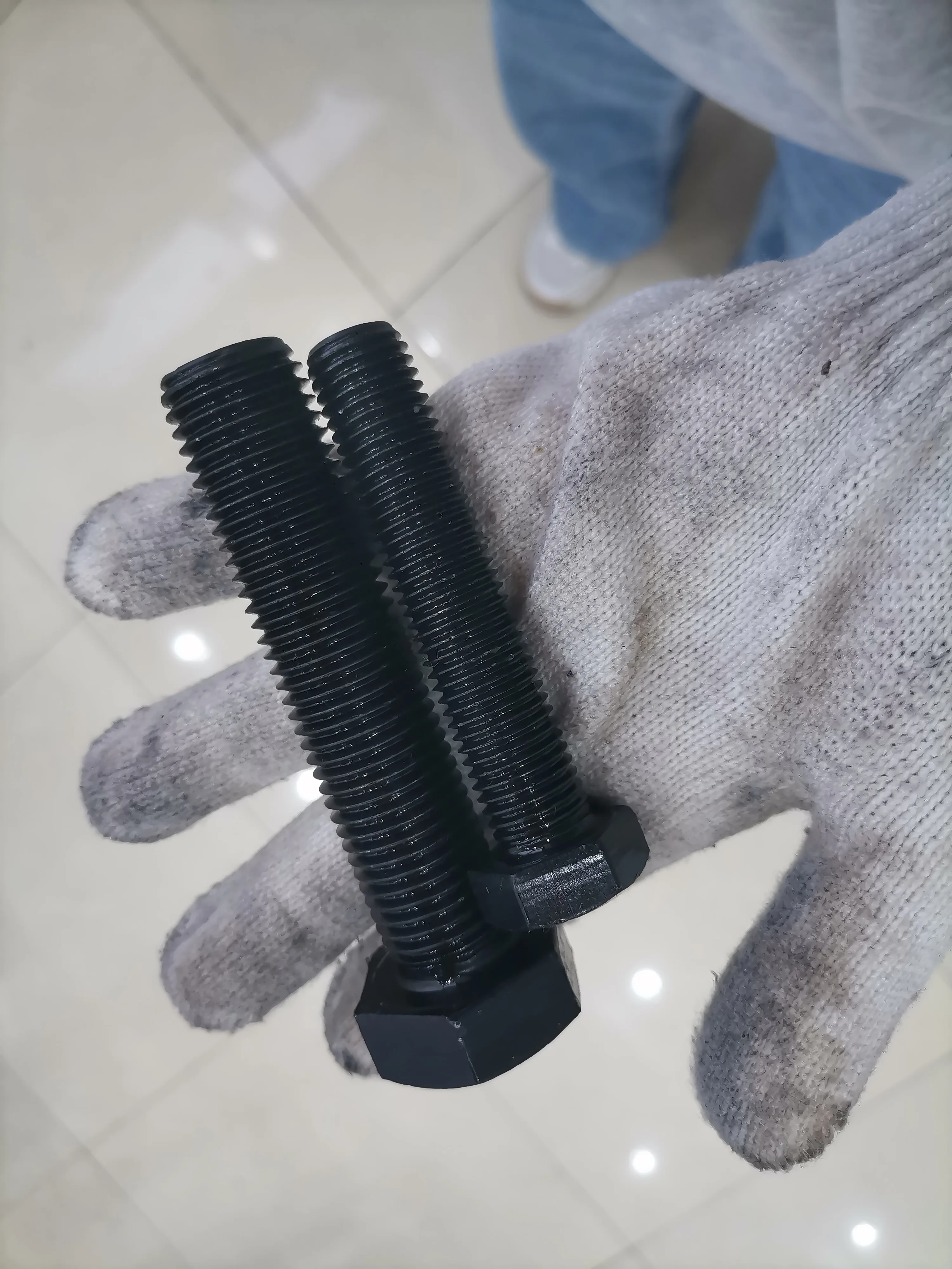 Din 931 Din 933 M8 Hexagon Head Bolt Grade 4.8/ 8.8/ 10.9/ 12.9 Half Thread Hex Bolt And Nut