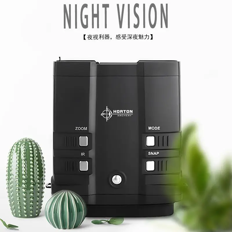 Binocular Digital Night Vision NV300C HD Digital Photographing and Video Recording Large Screen all black infrared Telescope