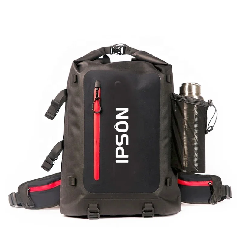 IPSON Multi-use Customized PVC TPU Outdoor Sport Swimming Fishing Boating Camping Dry Bag Waterproof Backpack