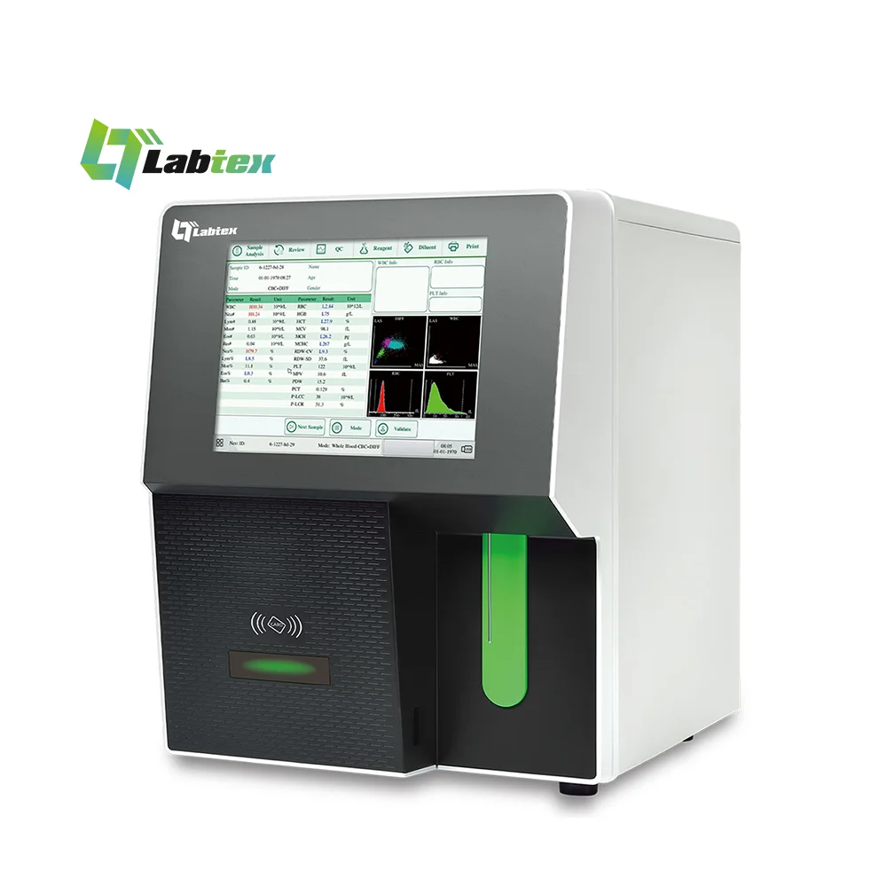 LABTEX LTHA-6610 Vet Hematology Analyzer 5-part Laboratory Blood Test mMachine 5 diff Hematological Analyzer