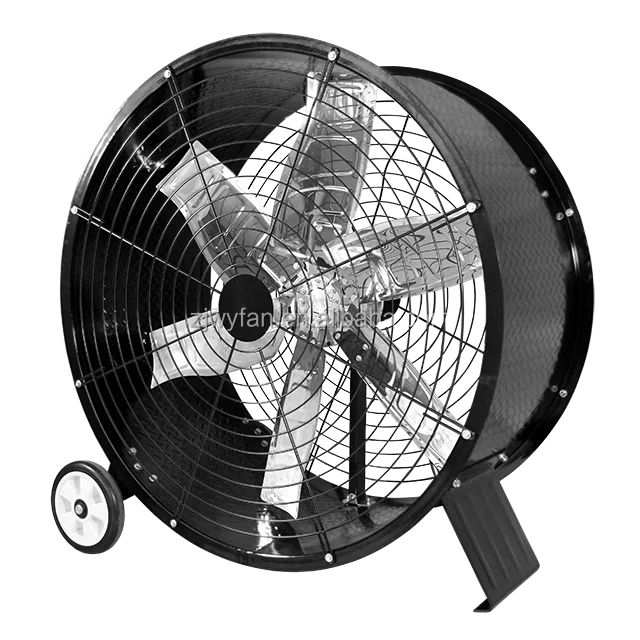 Portable 44inch Diameter Hvls Mobile Big Fan Electric Portable Outdoor Dc ventilation Fans