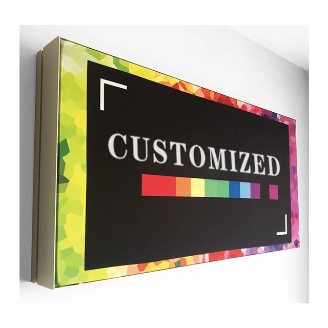 Manufacturer Custom banner light box custom banner advertising banner