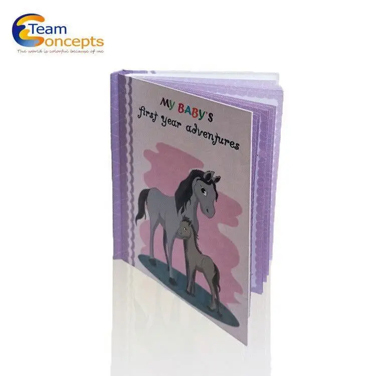 Modern Baby Memory Book and Photo Album for New Parents