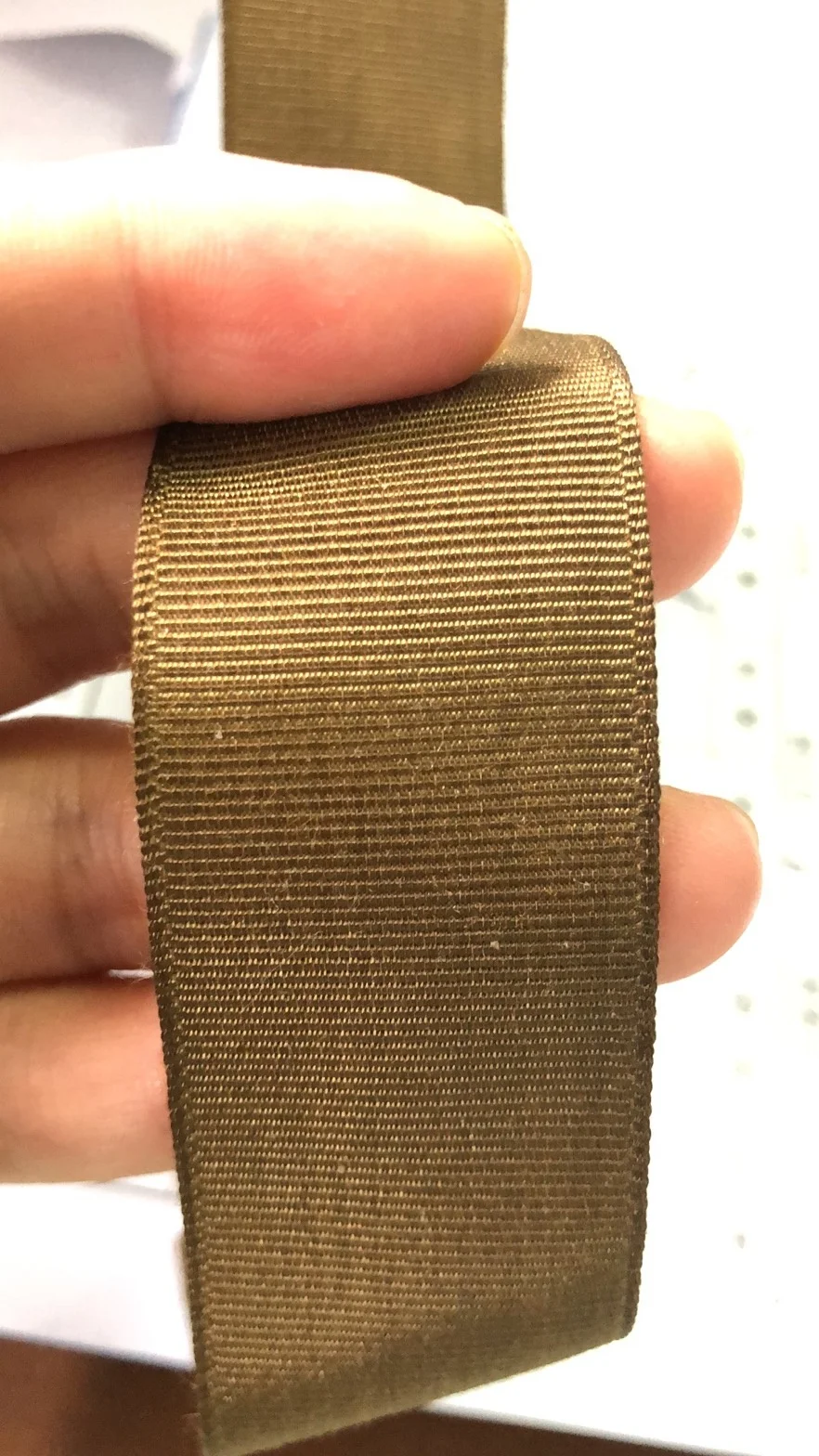 Manufacture wholesale 38 mm Black Soft Grosgrain Rayon Cotton Ribbon with woven straight edges on sides for Hat and garment