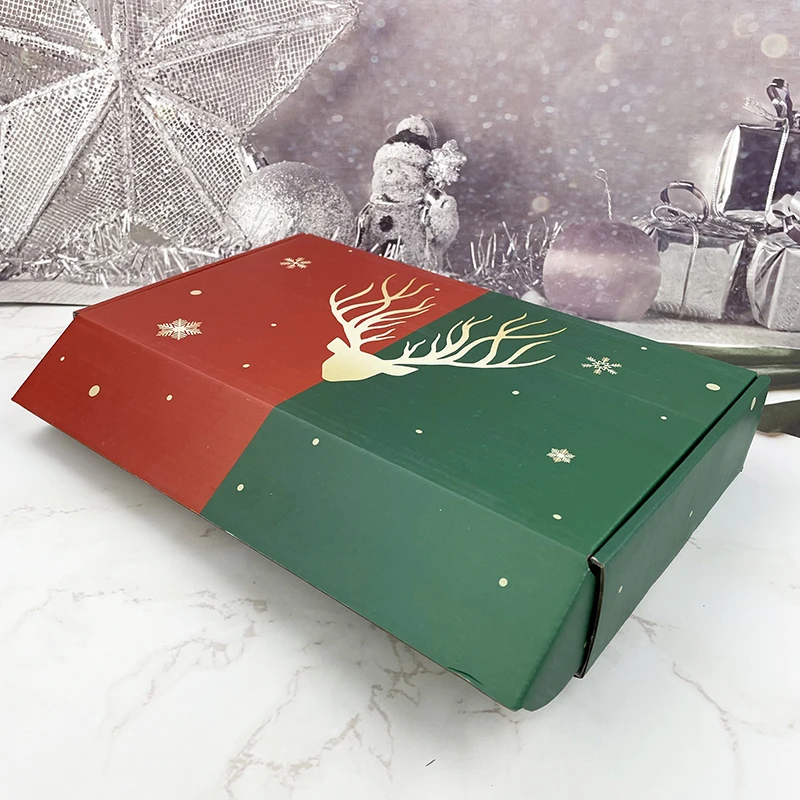Factory wholesale environmentally friendly colored cardboard paper box aircraft corrugated gift shipping boxes mail mailer box