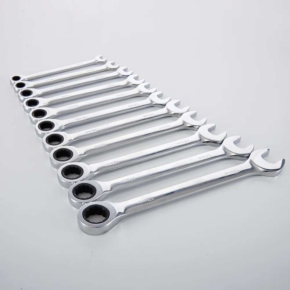 Best seller chrome vanadium steel ratchet wrench set in bag