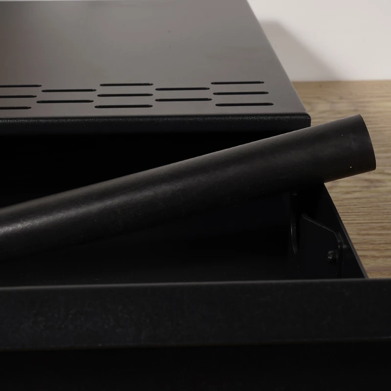 New Style Iron Matt black Coffee Grounds Knock Box Detachable with Drawer knock box