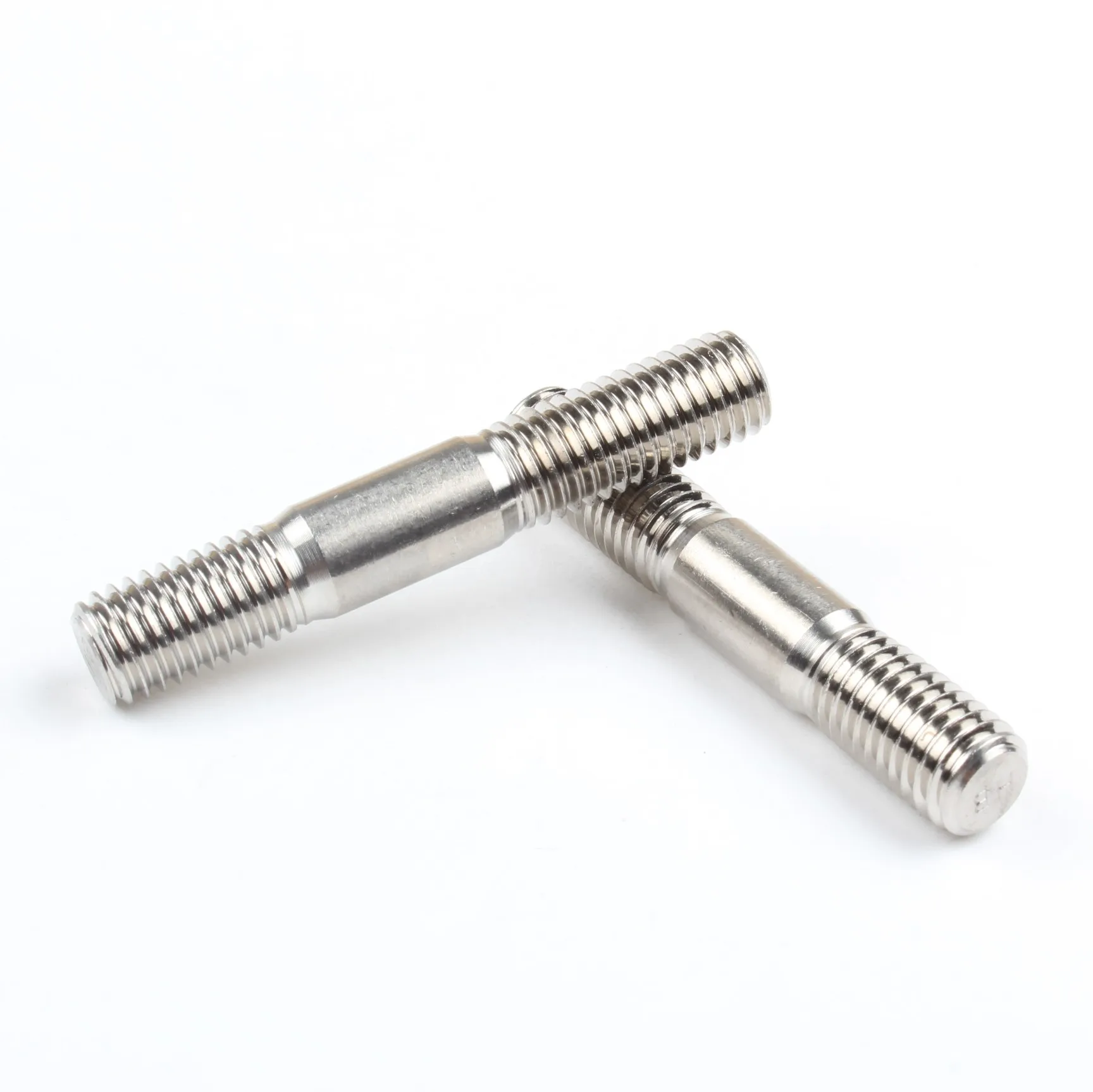 GB 900 Double End Studs bm=2d Medium Carbon Steel Grade 8.8 Black A8X50 and Stainless Steel 304 A2-70 Plain Finish A10X100