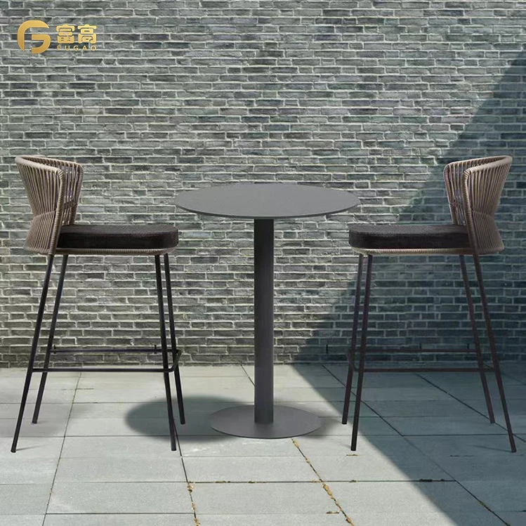 Industrial Style Leisure Vintage Cloth Bar Chair Bar Stool garden bar stool chair