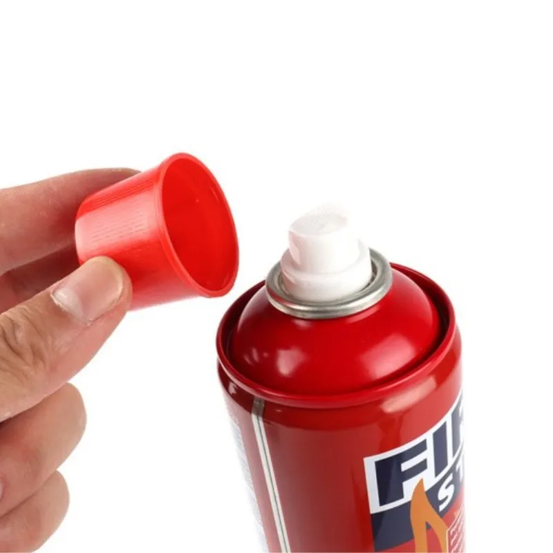 Aluminium bottle 1000ml/500ml Aerosol Foam Spray Fire Stop Mini Car Fire Extinguisher With Rack