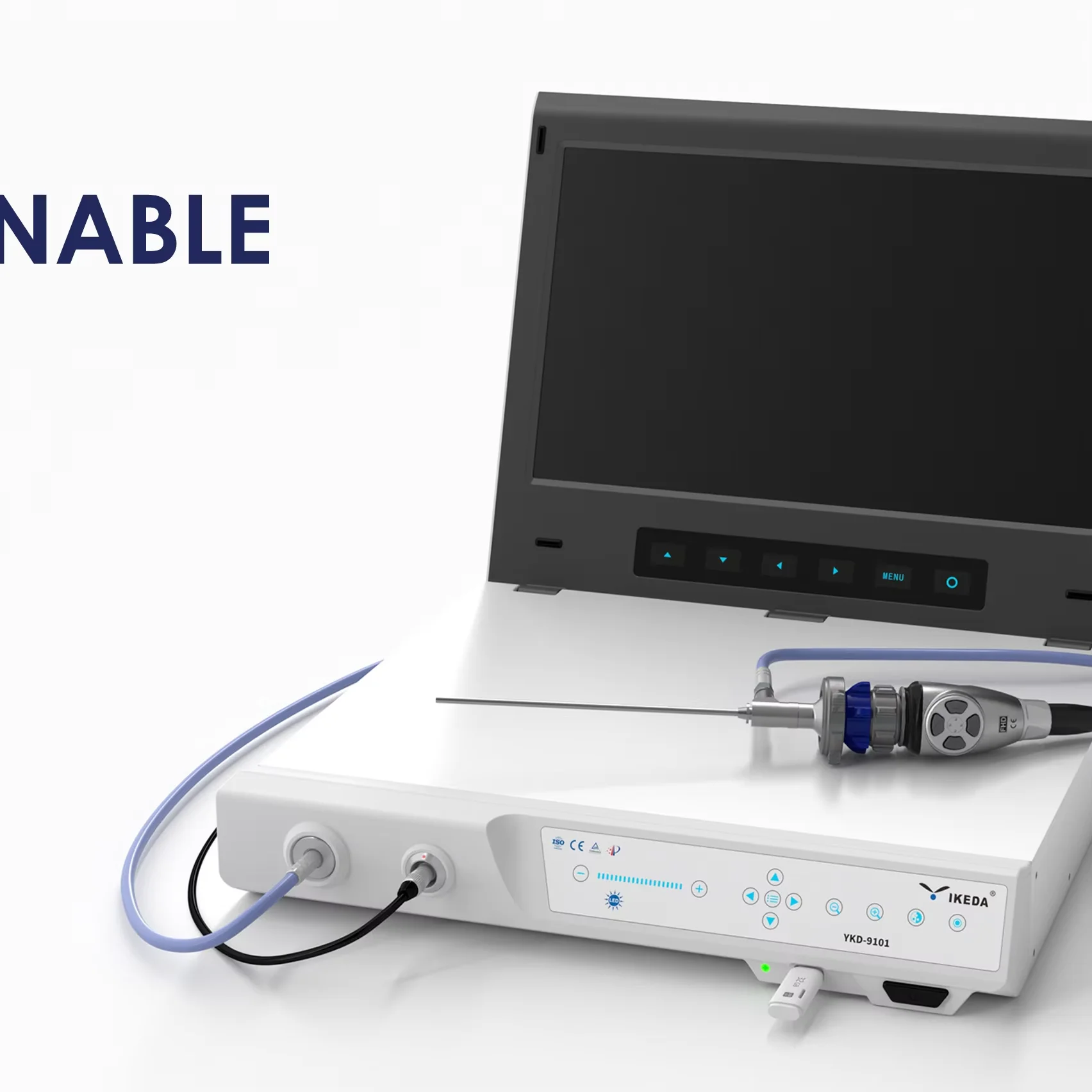 AKX YKD-9101 new design 2.3CMOS Full HD all-in-one full hd endoscope camera for ENT endoscopy