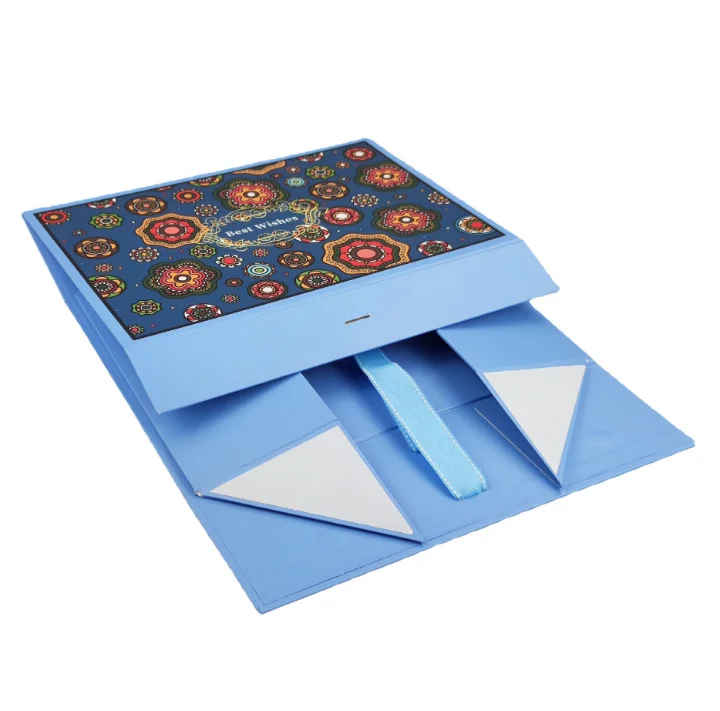 Mass production cosmetic candle jar ribbon magnetic gift box wig extension magnetic packaging box