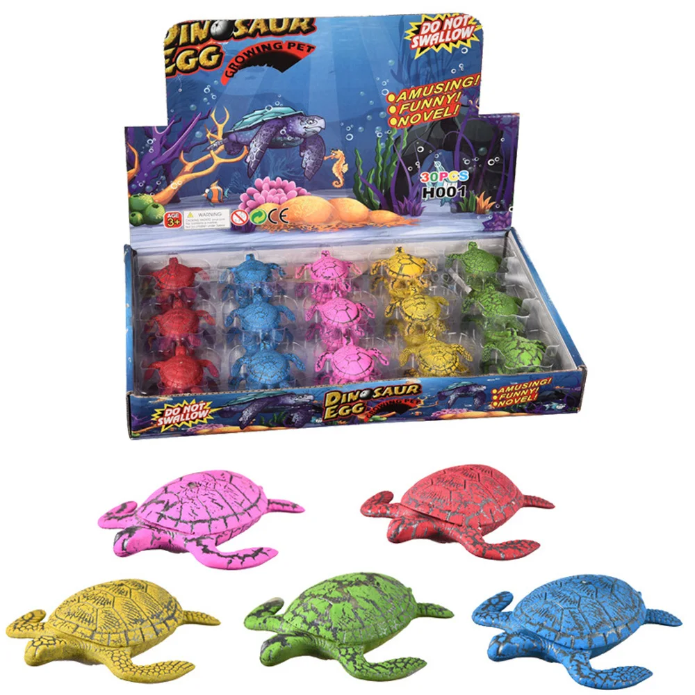
XQ603 Novelty Ocean Sea Animal Magic Water Growing Hatching Turtle Toys For Education Game Party 