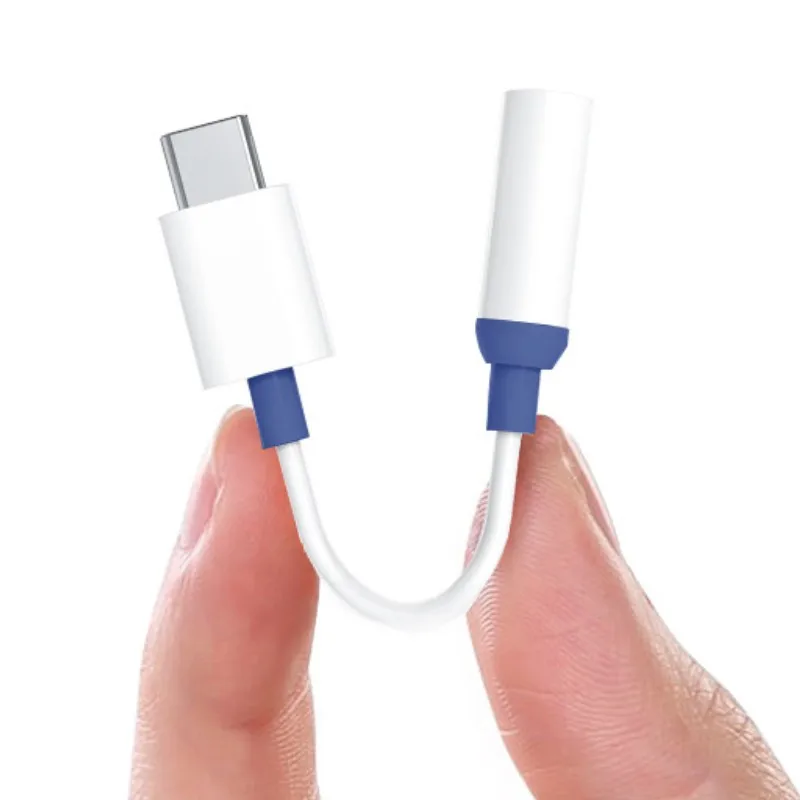Support music calling and wire control digital audio adapter 0.1m AUX cable USB C to 3.5mm earphone Adapter
