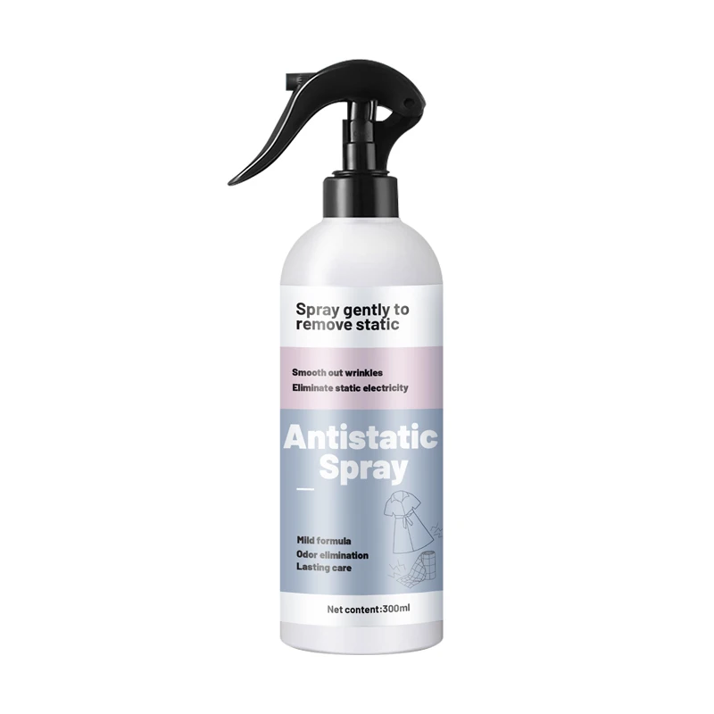 new anti-static and anti-wrinkle spray for clothing and hair