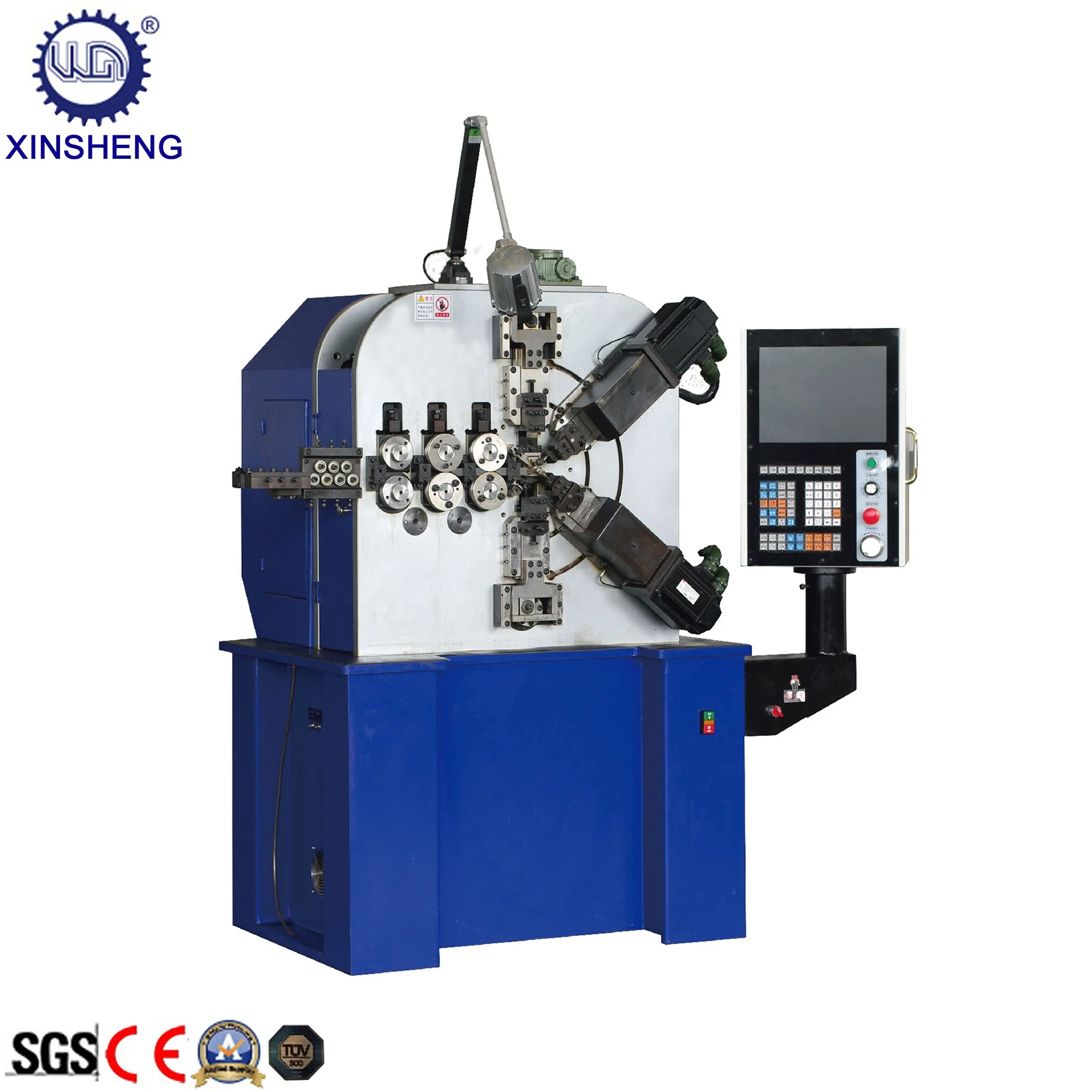 High Quality 6 Axces Wire Diameter 1.5-4.5mm CNC Compression Spring Coiling Machine Spring Making Machine Wire Forming Machine