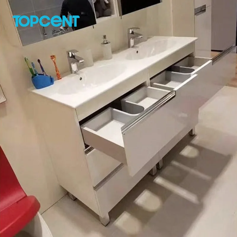 Пластиковые U-образные аксессуары для раковины Topcent выдвижной