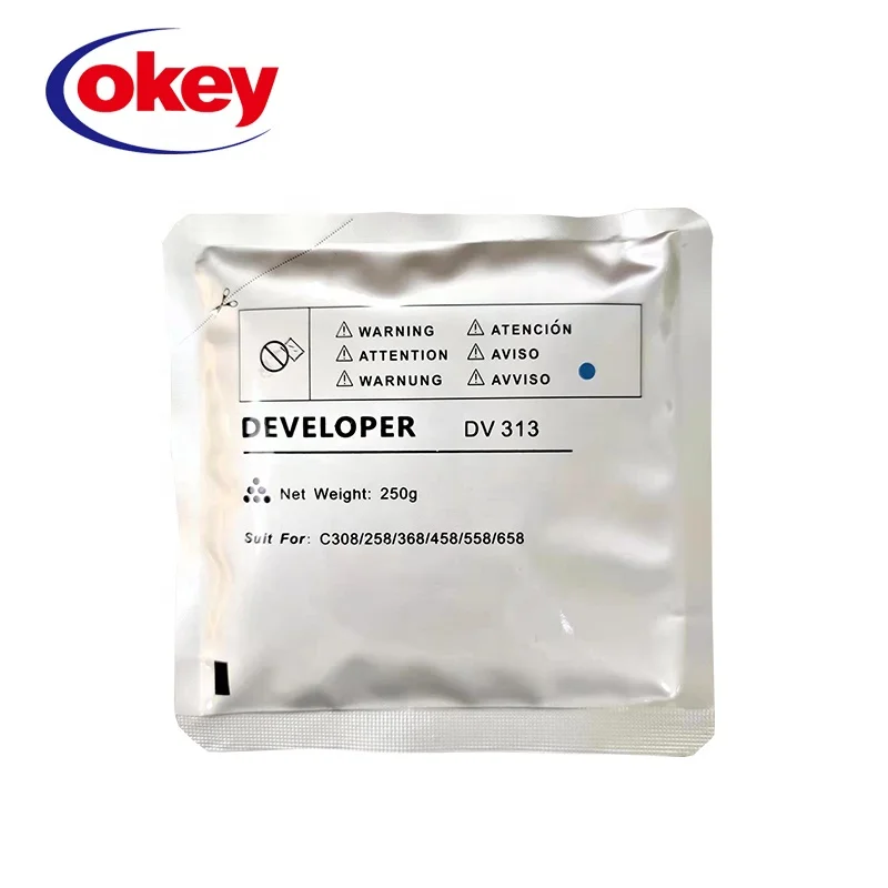 DV613 430g Developer for Konica Minolta C451 C550 C650 C452 C552 C652 654 754 Compatible Copier Developer Powder DV-613 Carrier