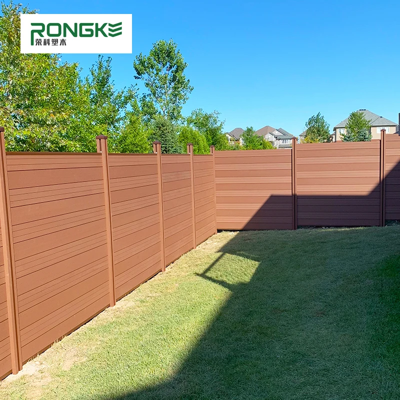 Materials Outdoor Garden Wooden Panels Wpc co-extrusion Fencing Rail Composite Fence