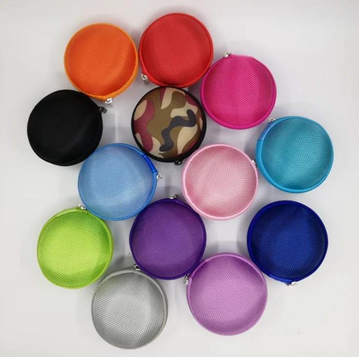 Лидер продаж, цветной водонепроницаемый переносной чехол для наушников EVA на молнии