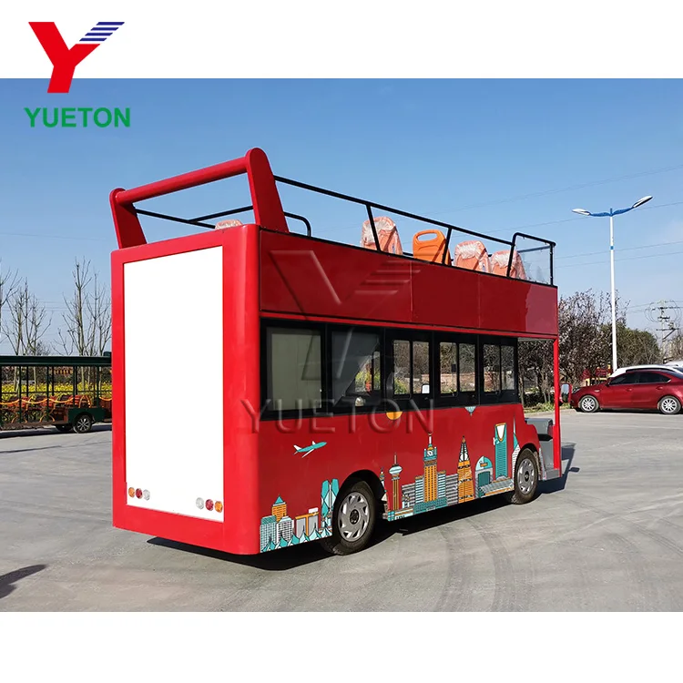 In Stock China Supplier Battery Operated Car Bus Sightseeing Bus