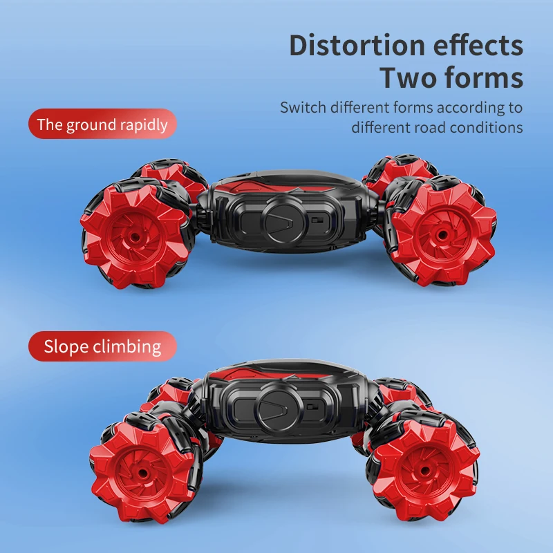 gesture sensor watch control dual 4wd drift car rc stunt 1/12 flexible deformation vehicle special kids off road car