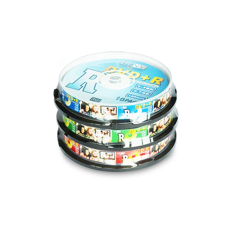 50 shrink wrap package printing dvd disk with 16x manufacture 4.7GB