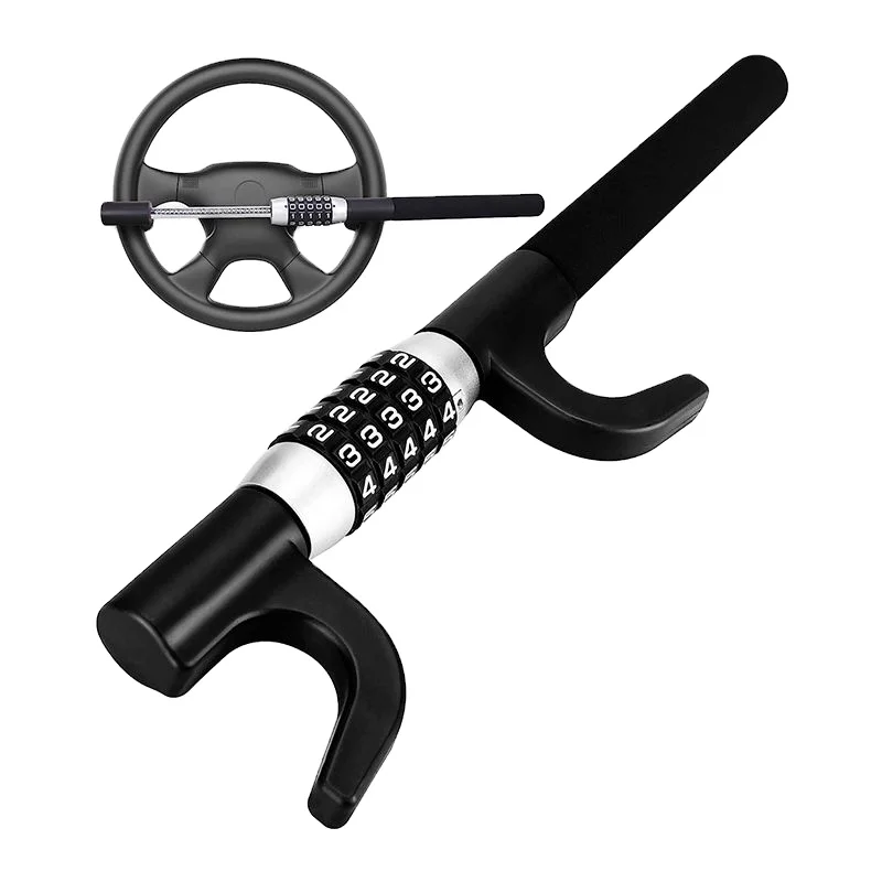 The most popular supply steering wheel lock anti-theft security extension device in 2024 is a retractable anti-theft lock