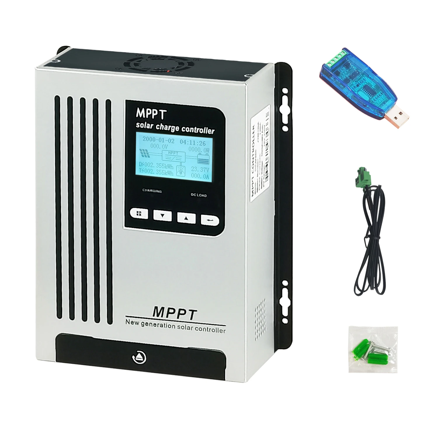 12V 24V 36V 48V 72V 84V 96V Suitable All Battery Bluetooth Regulator Controllers 60A 50A 40A Mppt Solar Charge Controller 30A