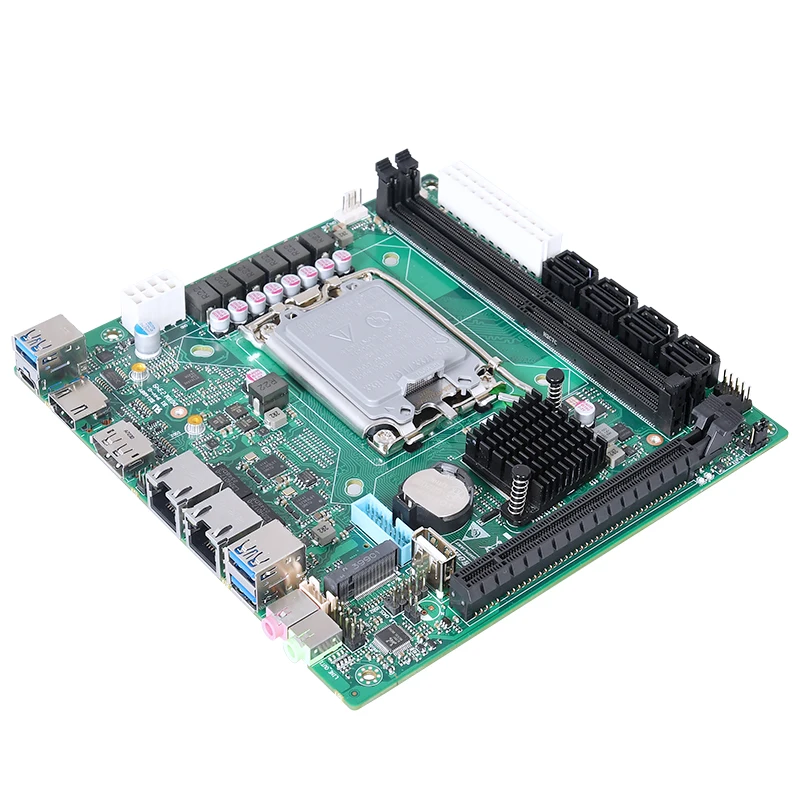 Nas Motherboard Alder Lake-S 8*SATA3.0 LGA 1700 H670/B660 ATX 2*DDR5 SO-DIMM 64GB X86 Nas Server Industrial Motherboard