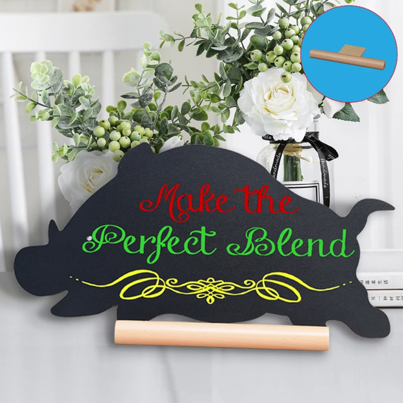 Animal shaped black board for written by chalk and marker;hedgehog shape; other customized shaped available. OEM welcome