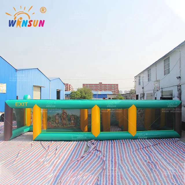 Sport inflatable interactive game Jungle Theme Inflatable Maze obstacle combos commercial inflatable games for event