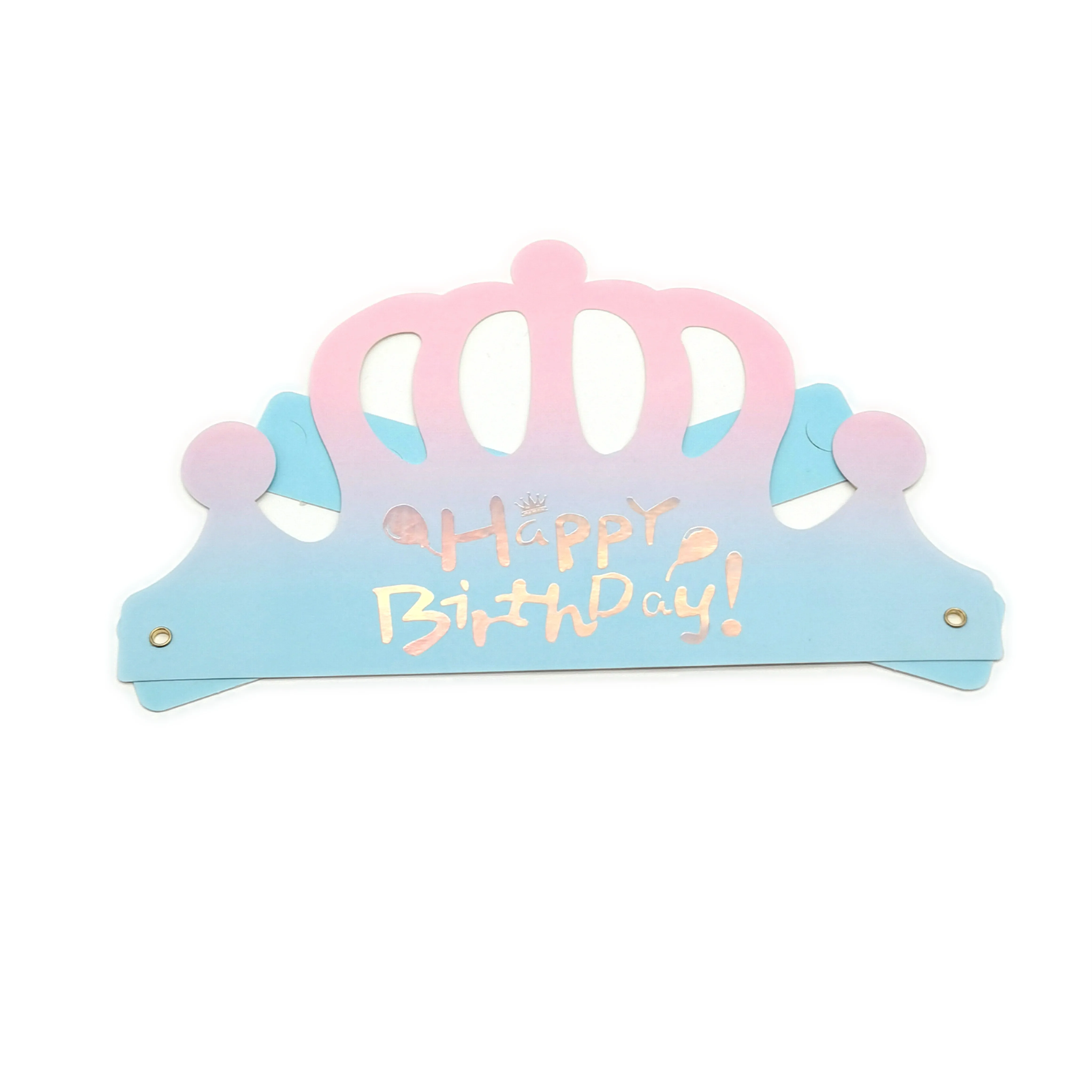 Amazon Hot Sale Kids Multicolor Birthday Party Crown Paper Hat birthday hat