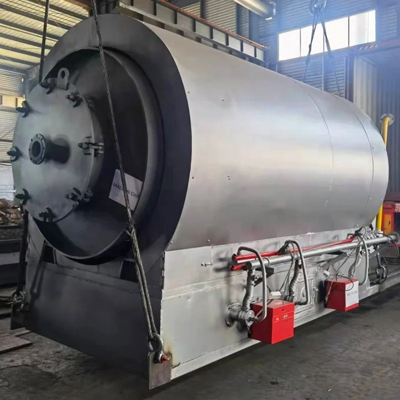 Пиролизная установка для переработки отходов полиэтилена, полипропилена, бензина, новый дизайн