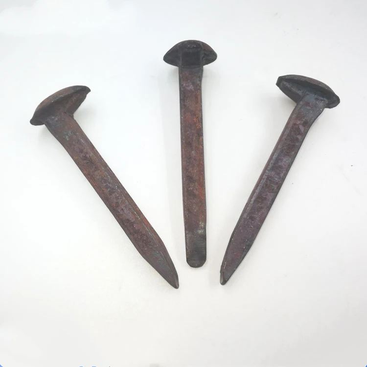 Railway Accessories screw Steel Railroad Track Spike for rail fasten