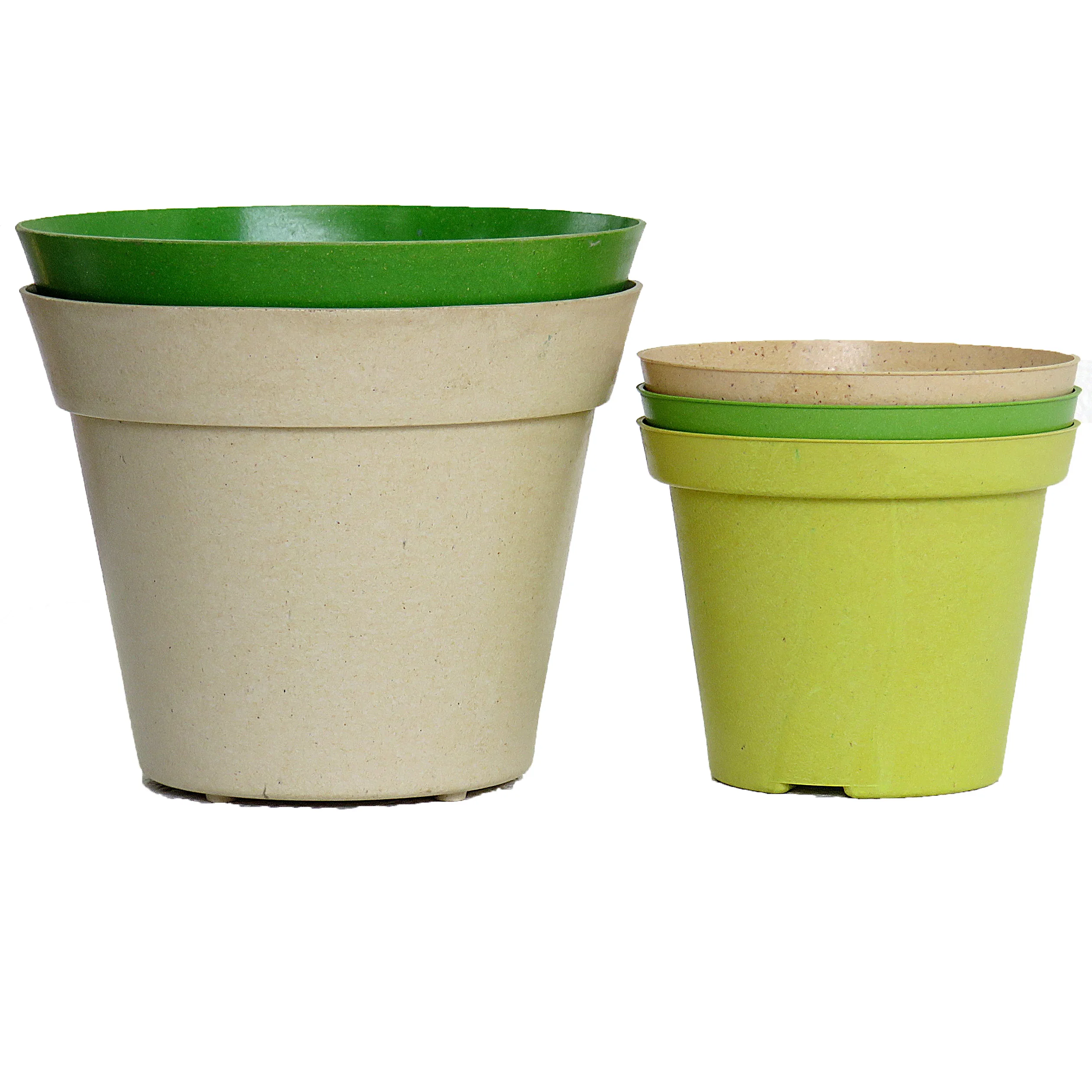 Горшок для растений, саженцы из бамбукового волокна разных размеров, биоразлагаемый цветочный горшок для пересадки суккулентов