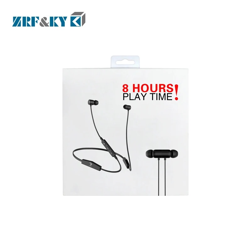 Custom Printed Cardboard Paper Wireless Cable Bluetooth Headset/Headphone/Earphone Packaging Boxes