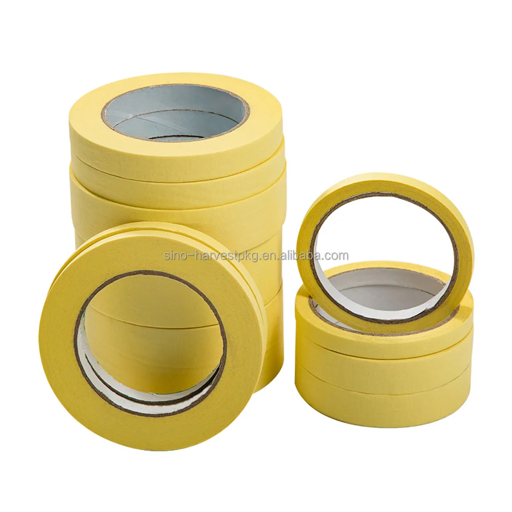 Supplier wholesale white paper tape tear no residual glue has cover and protection can be used for painting