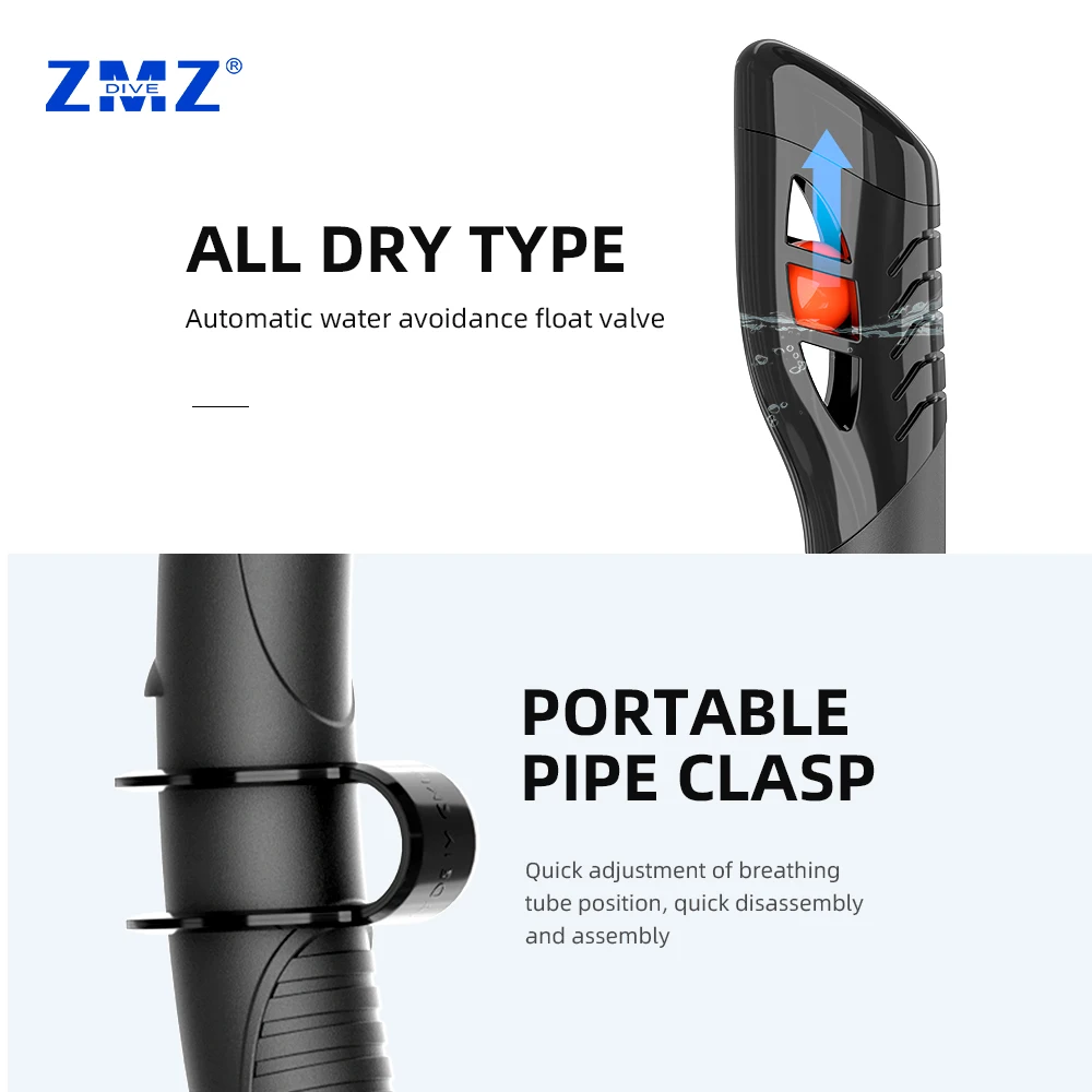 New product desig Scuba Diving Snorkel Silicone Snorkel for Kids