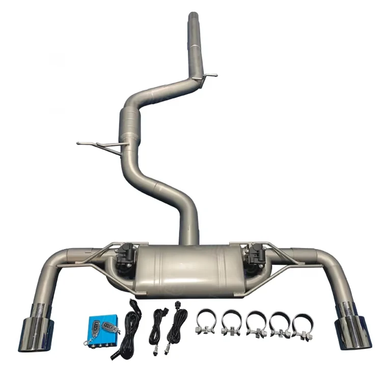 Performance valvetronic exhaust catback system for VW Golf GTI MK7 mk6 exhaust