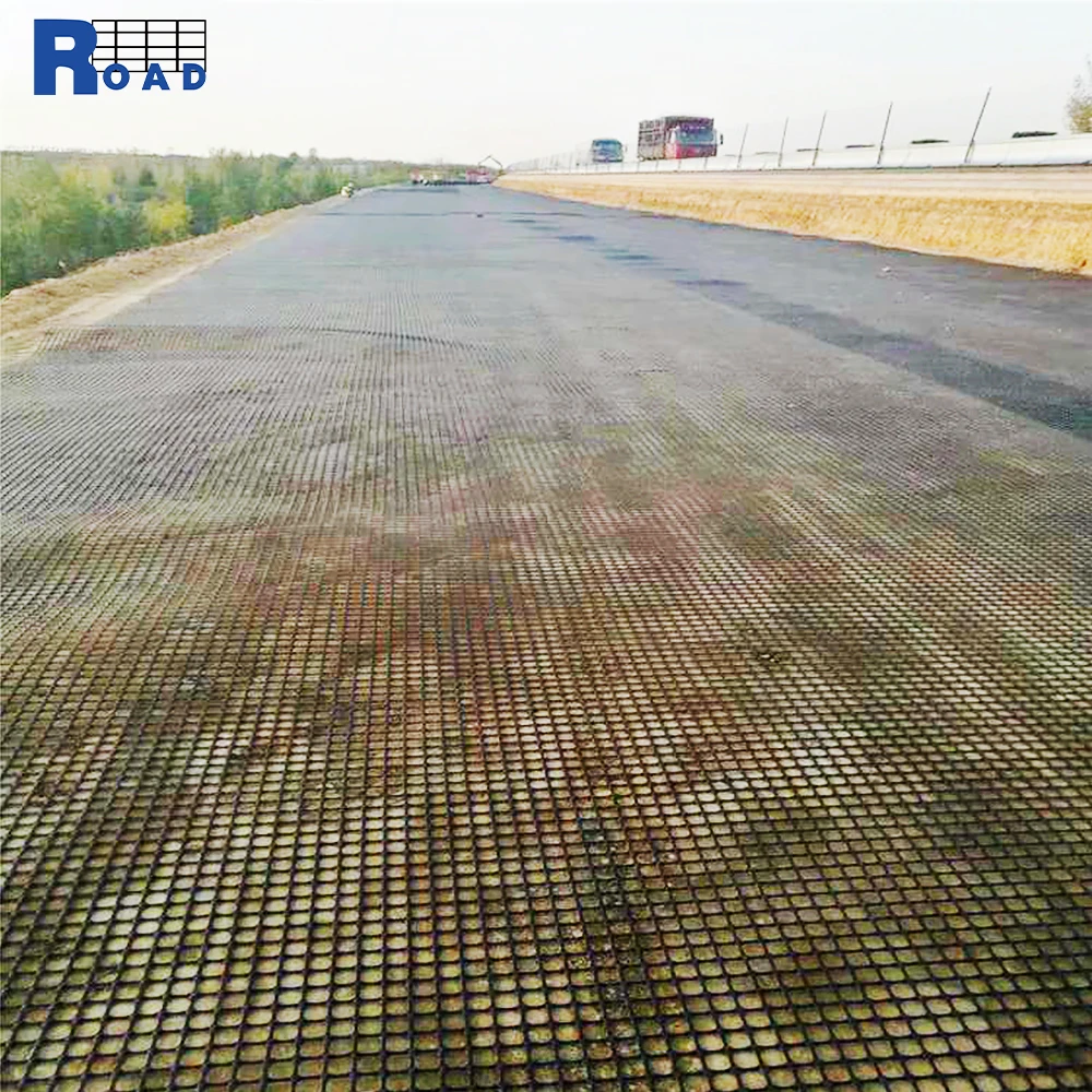 Plastic Geogrid 40kn for Road Reinforcement Elite Sale Black Training Road Geo Grids PP Biaxial Geogrid