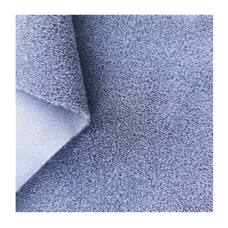 High quality Harder Warp Brushed Knitting Tricot Nylon Loop 210gsm Velvet Tricot Fabric hook and loop