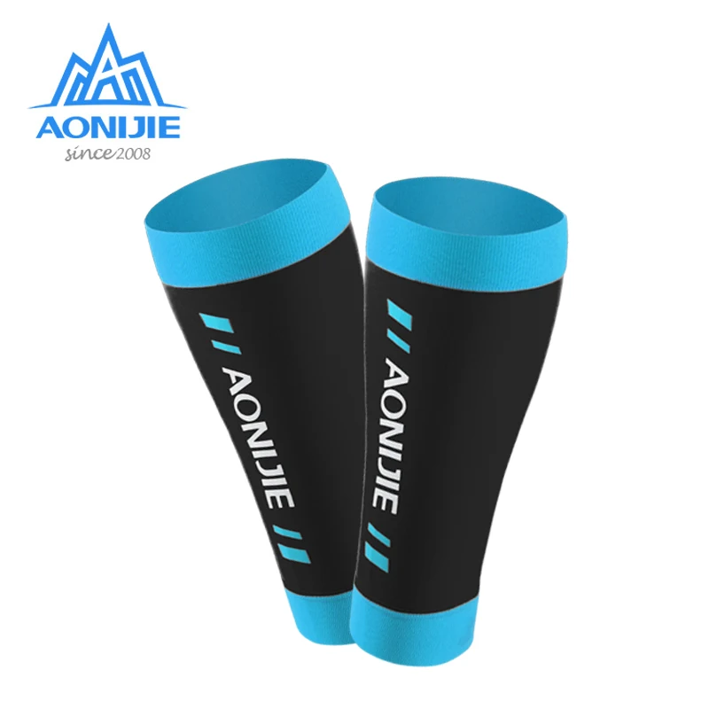 AONIJIE E4405 Knit Compression Leg Calf Sleeves Socks Shin Splint Support Relief For Running Jogging Marathon Hiking Soccer