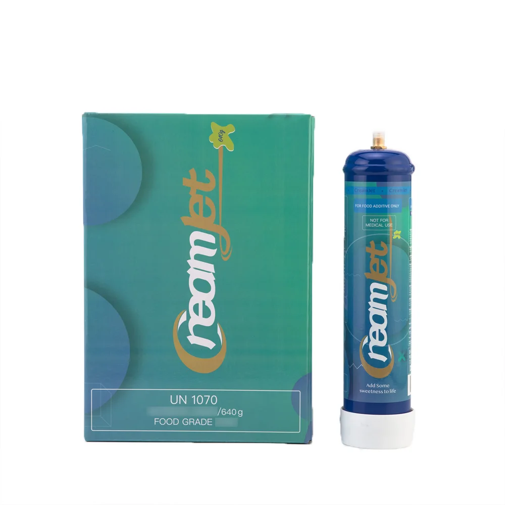 CreamJet EU US Stock 640g Food Grade Whipped Cream Charger Gas Cylinder