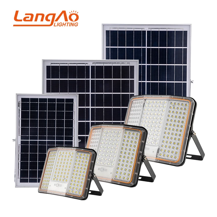 Remote Control Smd2835 Abs Ip67 Waterproof Sense Led Flood Lamp Outdoor 100w 200w 300w 400w 500w Solar Reflector Flood Light
