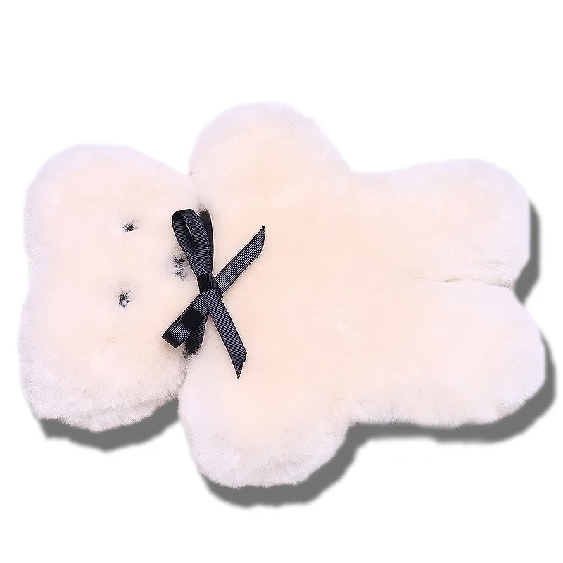 Large Sheepskin Cuddle Bear Real Sheep Fur
