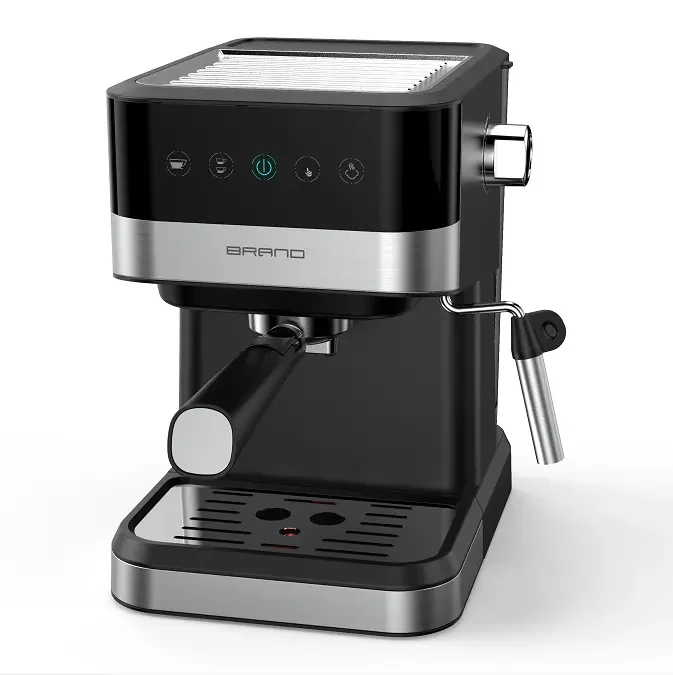 espresso coffee machine for cappuccino and caffe latte digital button 15 bar Italian pump espresso coffee maker