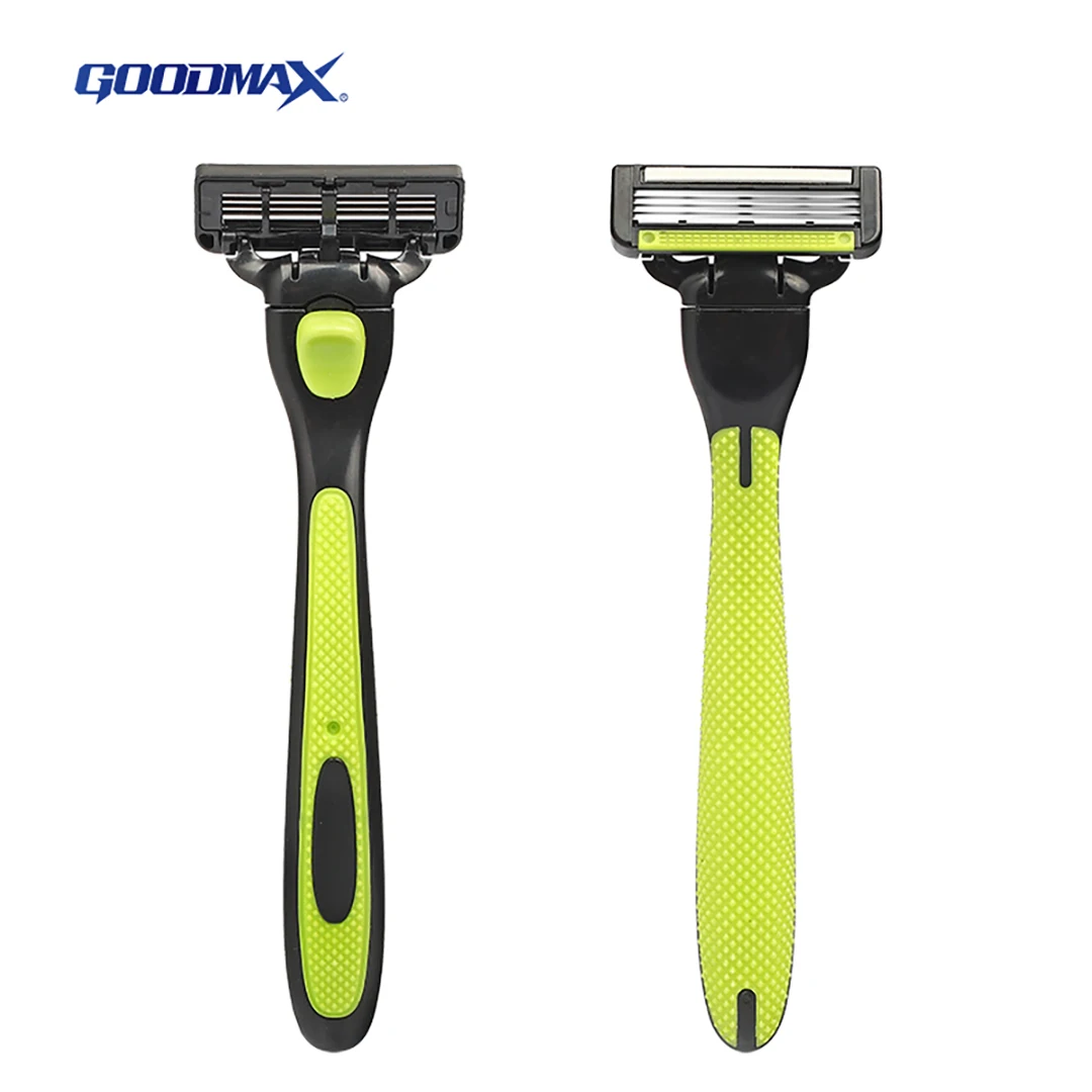 2024 Wholesale Manufacturer Open Back Four Blade Shave Razor Men Safety Shaving Razor