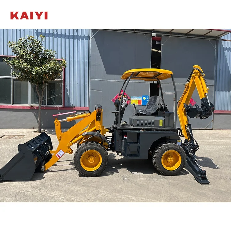 Manufacturer 4x4 Backhoe LoaderChina Wheel Mini Excavator Backhoe Loader On Stock