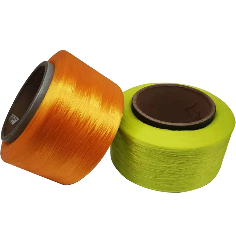 High tenacity Dyed Full drawn yarn Twist Bright 300d/96f Textured Filament Polyester Dyed Yarn for Manufacturer Industrial